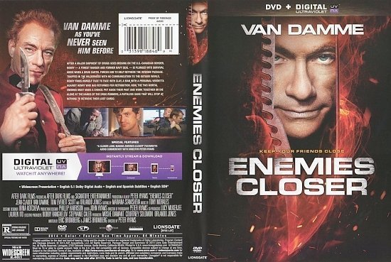 dvd cover Enemies Closer Scanned
