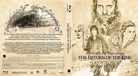 dvd cover The Lord Of The Rings: The Return Of The King