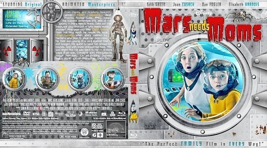 dvd cover Mars Needs Moms