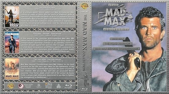 dvd cover Mad Max Trilogy