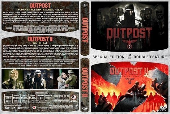 dvd cover Outpost / Outpost II: Black Sun Double