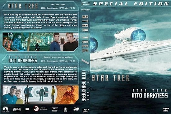 dvd cover Star Trek & Into Darkness Double Feature