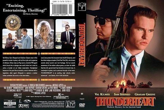 dvd cover Thunderheart