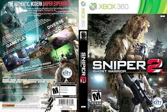 dvd cover Sniper Ghost Warrior 2 NTSC f