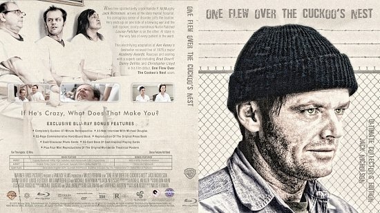 dvd cover One Flew Over The Cuckoo's Nest