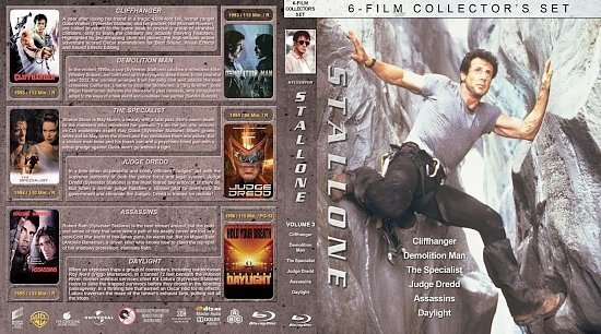 dvd cover Sylvester Stallone Collection Volume 3