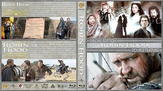 dvd cover Robin Hood Double Feature version 2