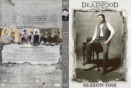 dvd cover Deadwood st S1b