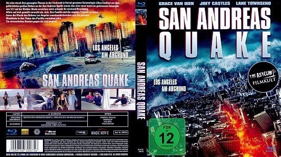 dvd cover San Andreas Quake Blu-Ray German