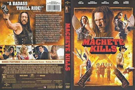 dvd cover Machete Kills Scanned