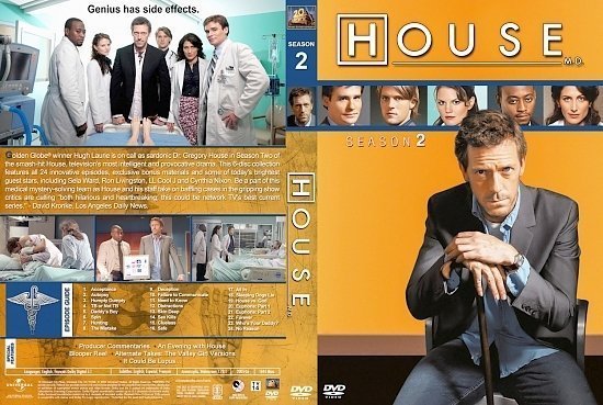 dvd cover House st S2