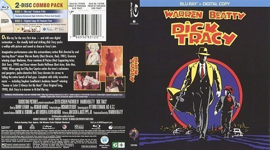 dvd cover Dick Tracy BR