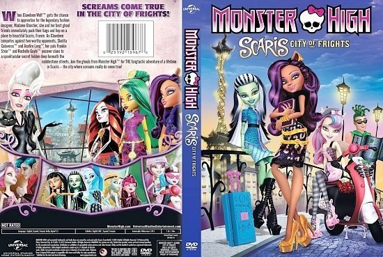dvd cover Monster High Scaris City Of Frights