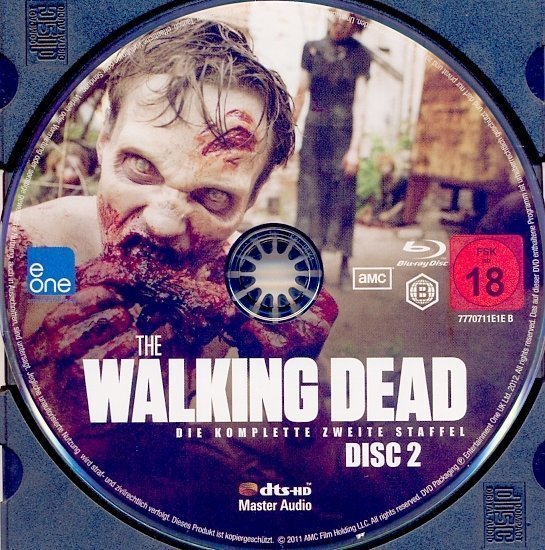 dvd cover The Walking Dead Staffel 2 (2011) Blu-Ray German