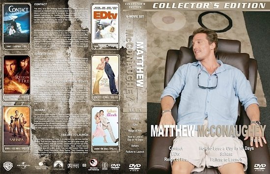 dvd cover Matthew McConaughey Collection Set 1