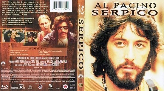 dvd cover Serpico BR