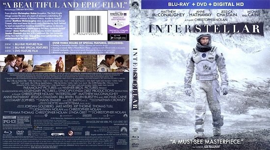 dvd cover interstellar br