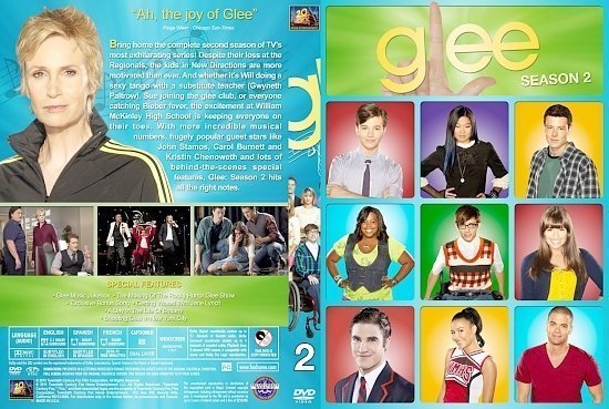 dvd cover Glee S2