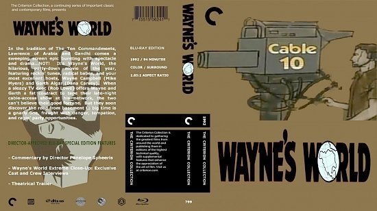 dvd cover Waynes World
