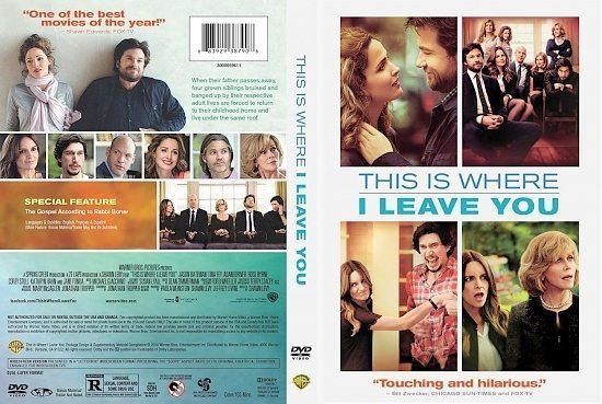 dvd cover This Is Where I Leave You
