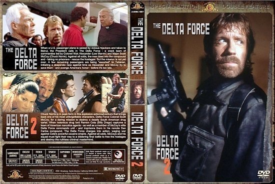dvd cover Delta Force Double Feature