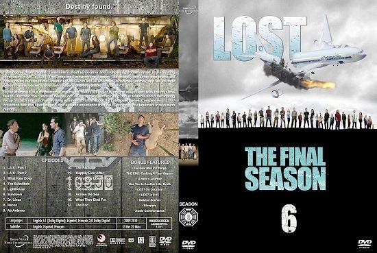 dvd cover Lost st S6