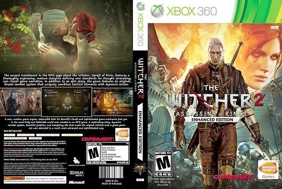 dvd cover The Witcher 2 AoK Enhanced Edition NTSC Box 1