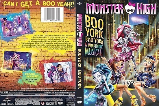 dvd cover Monster High Boo York Boo York