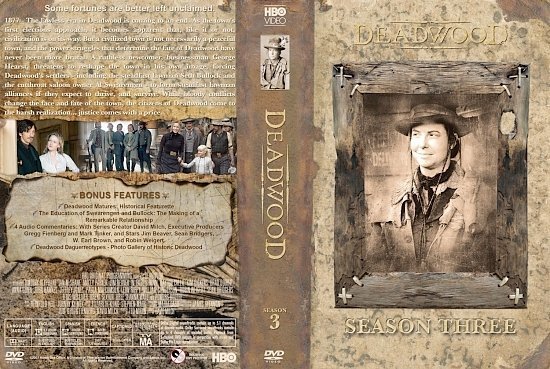 dvd cover Deadwood st S3
