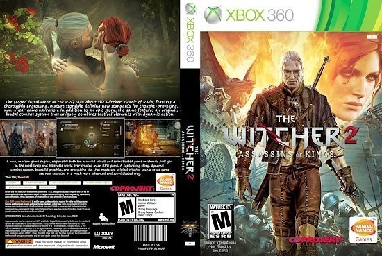 dvd cover The Witcher 2 AoK NTSC Box 1
