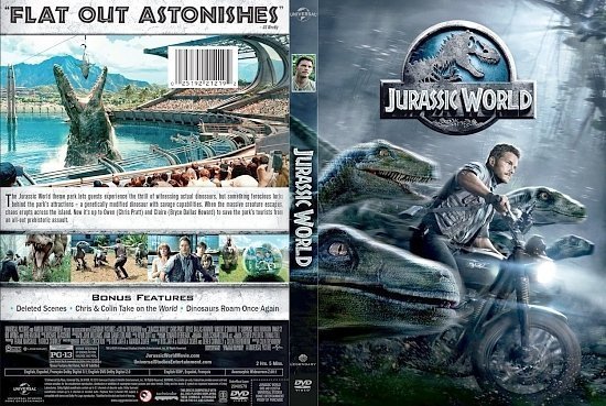 dvd cover Jurassic World