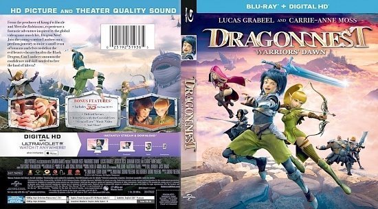 dvd cover Dragon Nest Warriors Dawn Blu ray