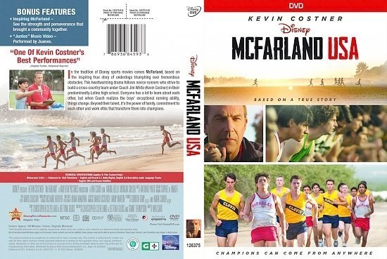 dvd cover McFarland USA