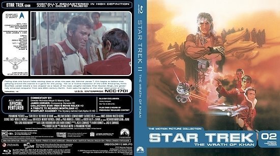 dvd cover Star Trek 02 The Wrath of Khan