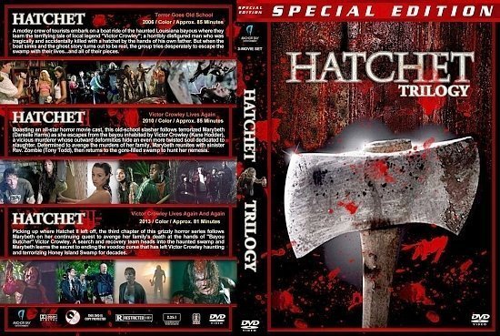 dvd cover Hatchet Trilogy