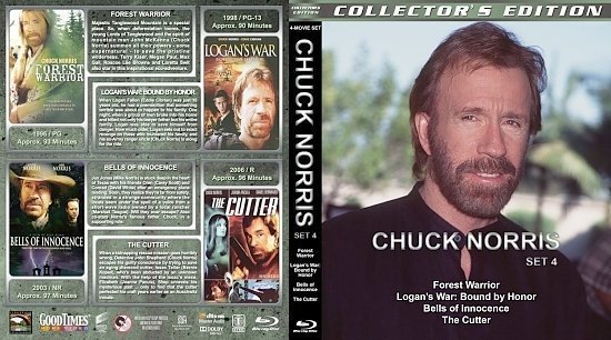 dvd cover Chuck Norris Collection Set 4