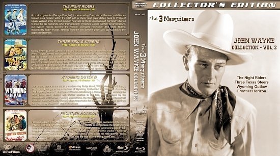 dvd cover The 3 Mesquiteers John Wayne Collection, Vol. 2