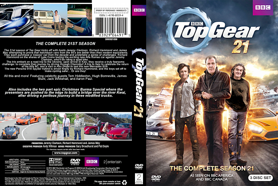 dvd cover Top Gear Season 21