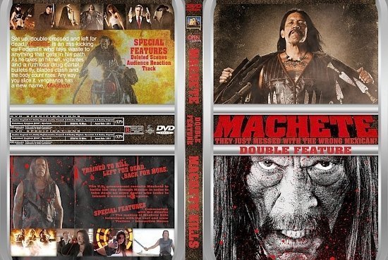 dvd cover Machete Double Feature