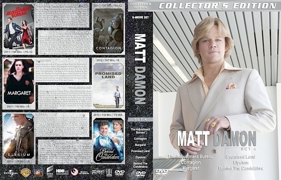 dvd cover Matt Damon Collection Set 4