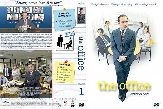dvd cover Office S1