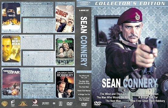 dvd cover Sean Connery Collection Set 3