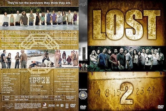 dvd cover Lost st S2