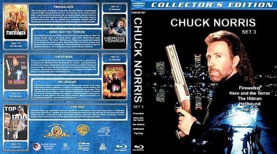 dvd cover Chuck Norris Collection Set 3