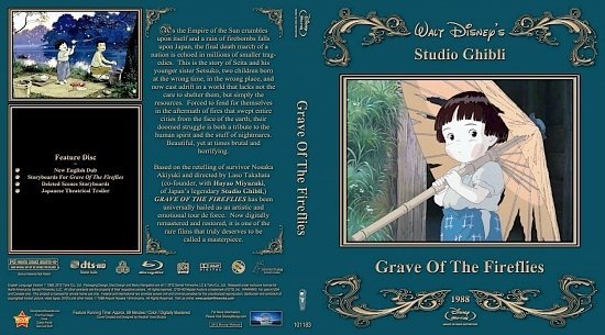 dvd cover Grave Of The Fireflies