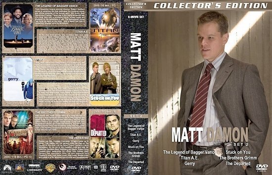 dvd cover Matt Damon Collection Set 2