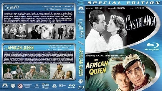 dvd cover Casablanca / The African Queen Double Feature