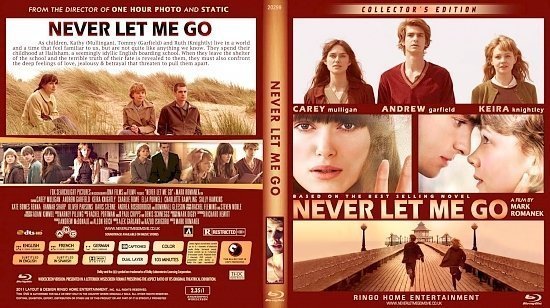 dvd cover Never Let Me Go