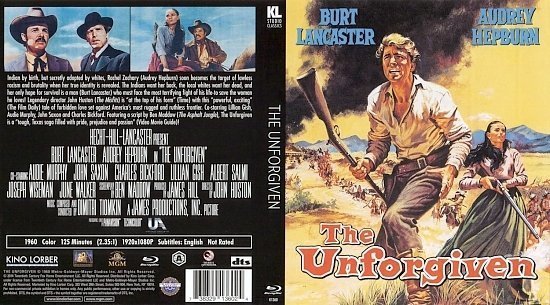 dvd cover The Unforgiven BR