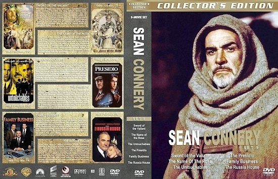 dvd cover Sean Connery Collection Set 5